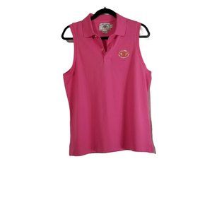 NWT US Open Pink Sleeveless Polo